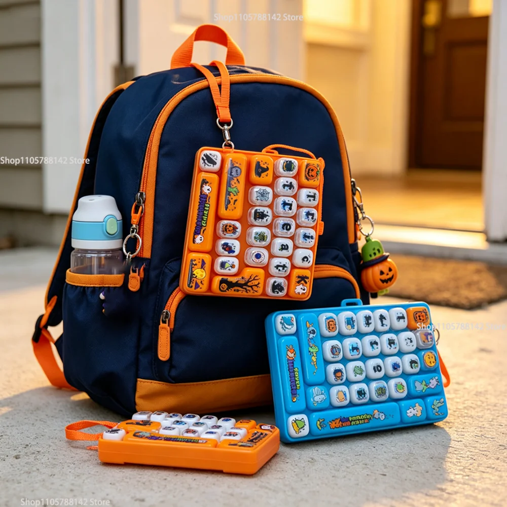 키캡 대왕키캡 Halloween 26-piece Set Keychain Clicker Bag Charms Key Caps Keyboard Fidgets Clicker Party Favors Gifts