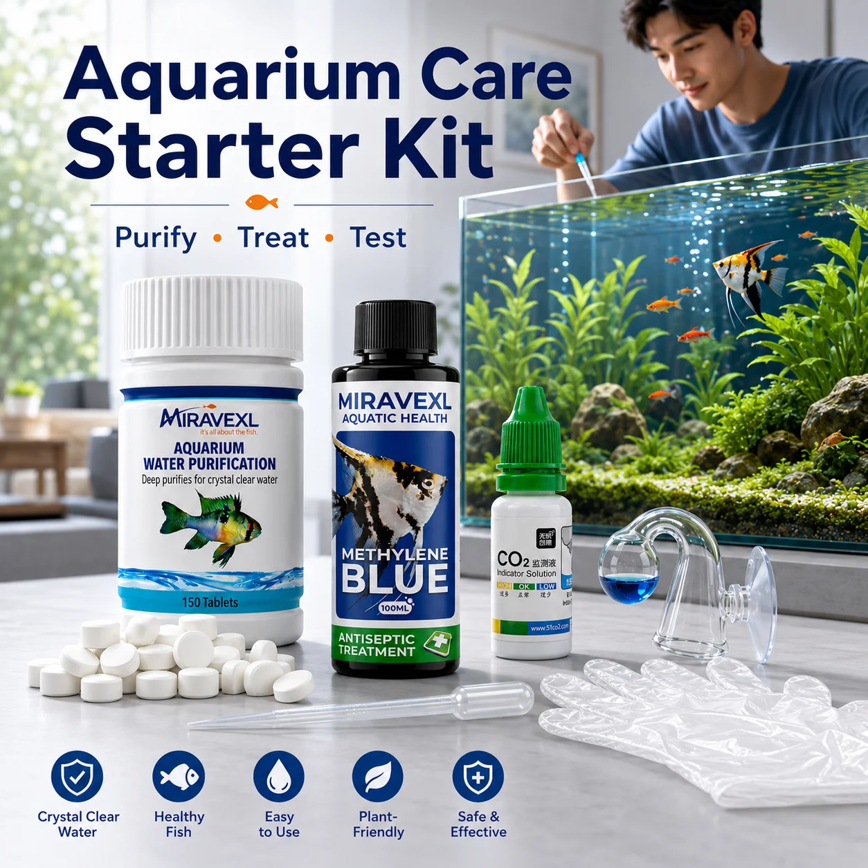 Fish Tank Water Purifier Condi - Water Conditioner Drop avis et prix