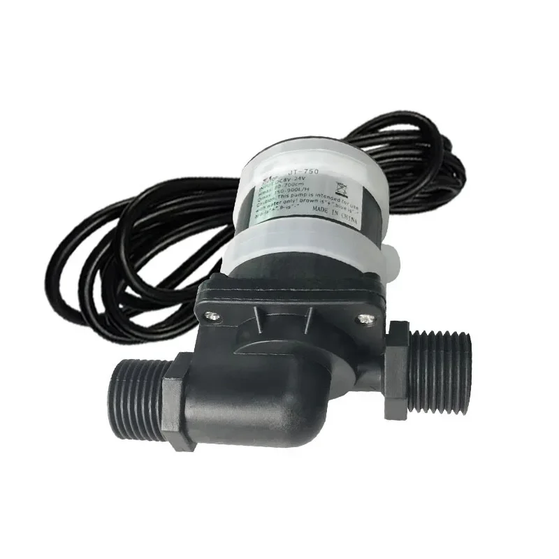 JT-750D DC 12V Water Pump Brushless Motor Pump 1/2'' 5/8'' Thread Max 7M 900L/H Ultra-quiet Car Washing Gardon Using Pump