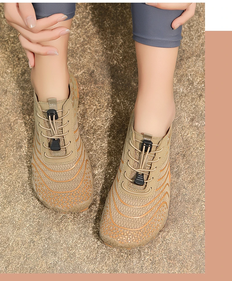 Summer Wide-Head Wading Shoes Men Barefoot Upstream Sketch Shoes Fitness Cycling Yoga Casual Sandals Women Water Sports Shoes