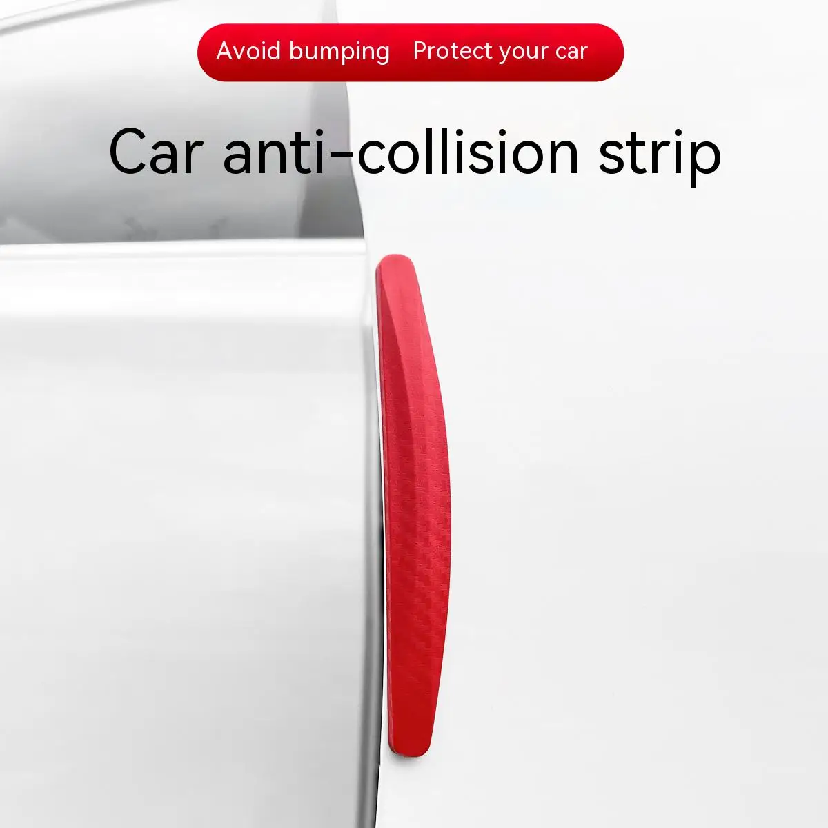 Car Anti-collision Strip Rubber Protection Antis-scratch Protector Sticker Car Body Bumper Door Rearview Mirror Edge Guard