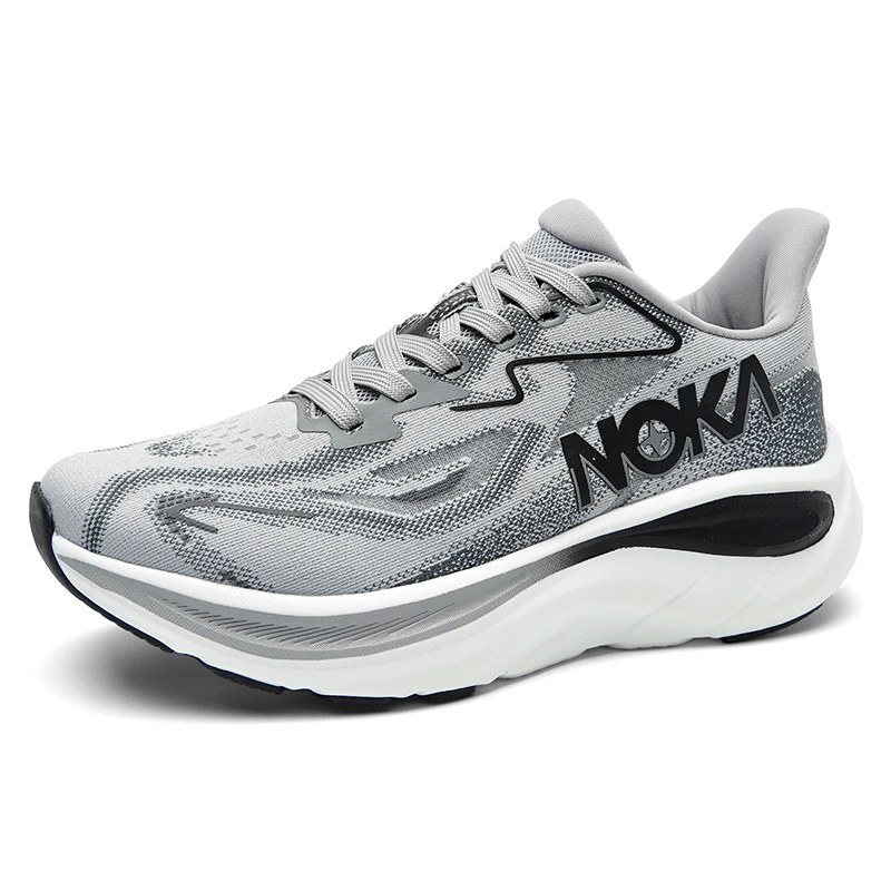 

VIPOL Men's breathable running shoes, outdoor casual sports shoes, fashionable shock-absorbing sports trendy shoes