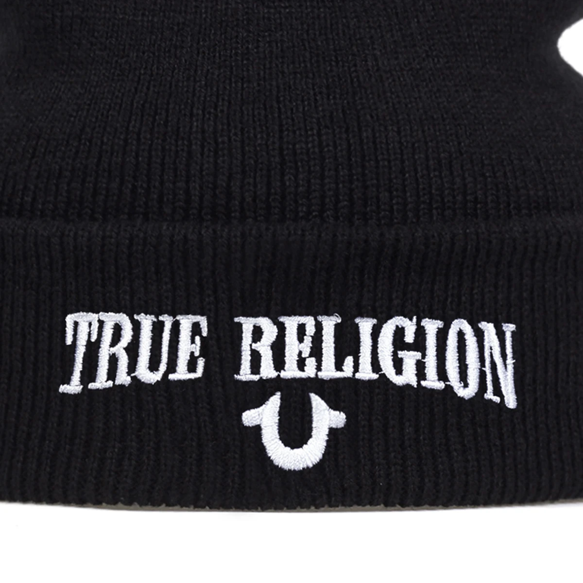 Unisex TRUE RELIGION Letter Embroidery Beanies Autumn Winter Warm Beanie Hat Caps for Women Men