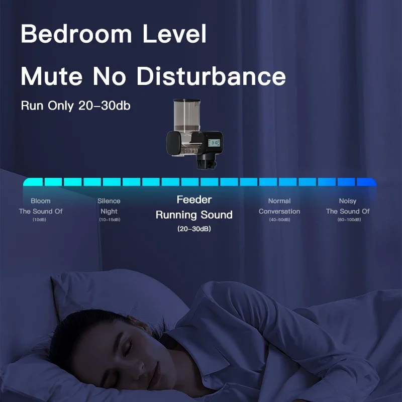 Jebao Jecod 2024 جديد DFD خزان الأسماك المغذية بلوتوث الذكية الموقت المغذية الزينة الأسماك حوض السمك ذكي التلقائي المغذية