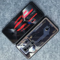 For Red Magic 7 Case Tempered Glass Hard Cover For Nubia Red Magic 7S 5G Coque Redmagic 7 7s Protective Shell