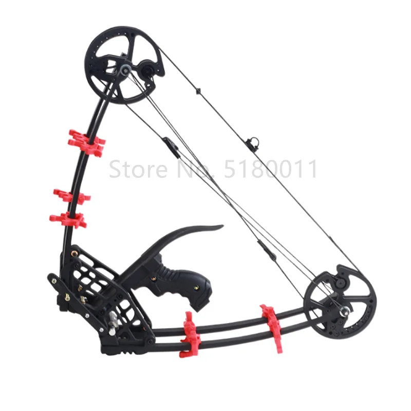 New Dual-use Composite Bow Archery and Fish Shooting Vehicle Phantom Steel Ball Dual-use Bow for Left and Right Hands