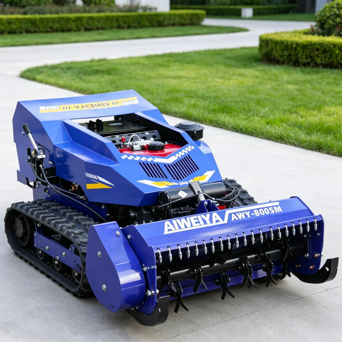 Customized Petrol Remote Lawn Mower Lawn Mower With Remote Control Radio Controlled Lawn Mower For Garden
