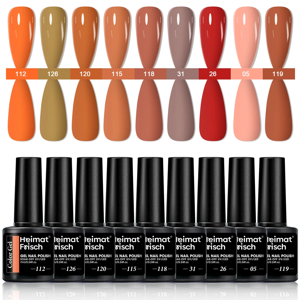 

9-цветный гель-лак для ногтей, модный осенний коричневый гель-лак для ногтей с молоком, модный и подходит для салона, дизайна ногтей «сделай сам»