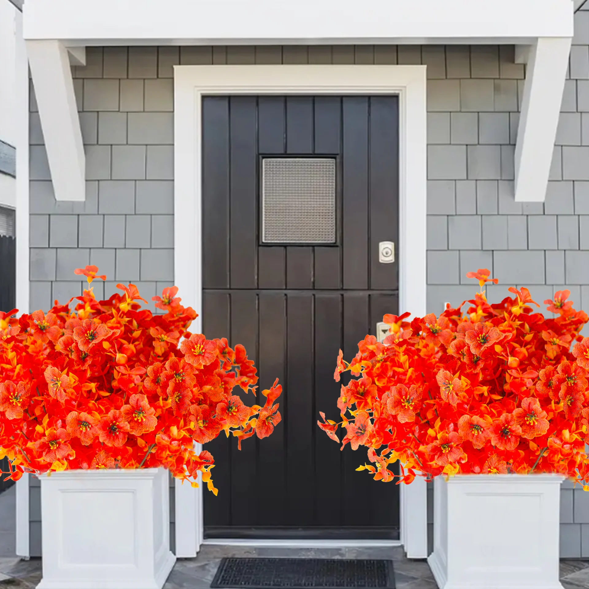 باقة زهور صناعية من الأوكالبتوس البنفسجي ذات 7 رؤوس - تحت عنوان الخريف للحفلات والمهرجانات وديكور المنزل #4