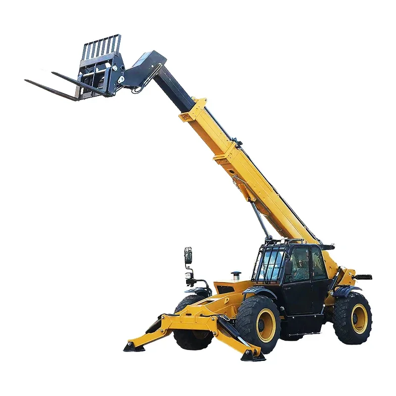 Top Quality 8 Ton Telescopic Handler Forklifts Telehandler Teleporter Reach Forklift Zoom Boom with Different Free Attachments