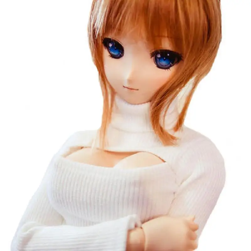 BJD سترة بيضاء وتتسابق معطف الملابس ل 1/4 1/3 24 "طويل القامة MSD SD13 DK DZ AOD DD ملابس دمية