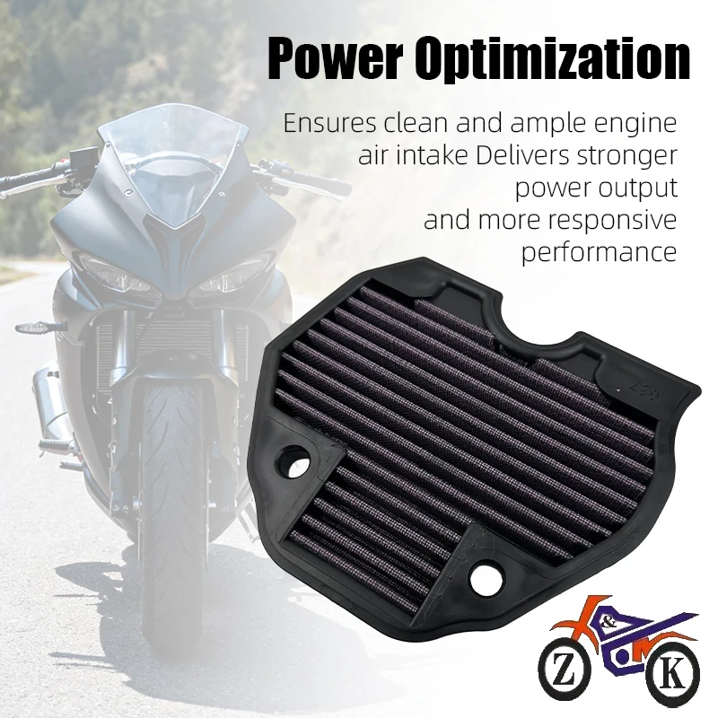 1PCS High Flow Motorcycle Air Filter For BENELLI TNT300 BN302 BN302R BN302S 2014-2019 Motorcycle Air Intake Cleaner Replacement