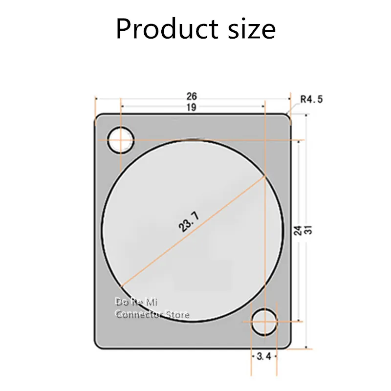 75 Ohm BNC Adapter złącza do montażu panelowego BNC złącze żeńskie do żeńskiego zasilania panelu XLR do montażu panelowego/typu D