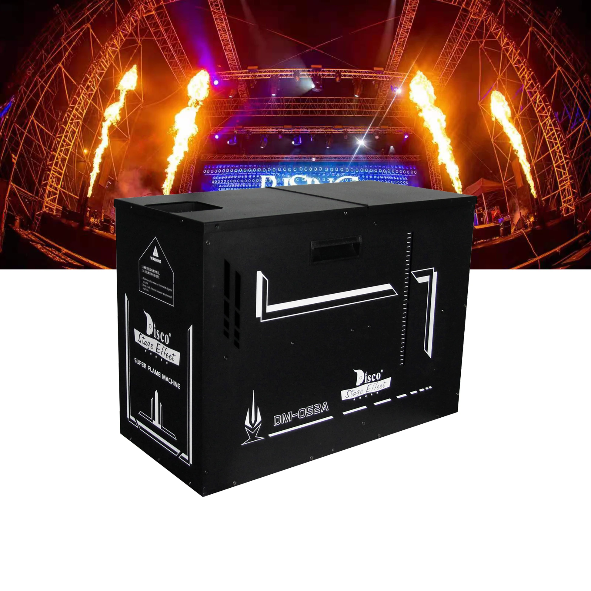 2025 Hot Sales Waterproof 200W DMX Fire Machine Outdoor for Show Events Flame Machine Stage Effect