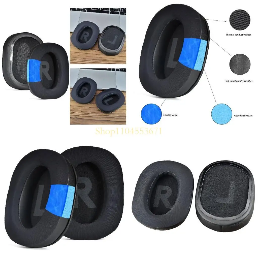 Mejor Vendedor 1 par almohadillas para los oídos orejeras para (Poly) Rig 600 almohadillas para los oídos almohadillas