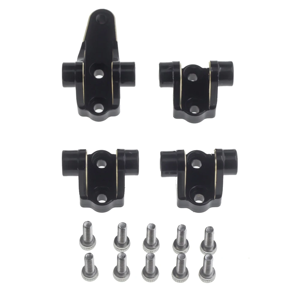 Brass Front and Rear Axle Lower Shock Mount Suspension Link Stand for 1/10 RC Crawler Car Traxxas TRX4 Upgrade Parts