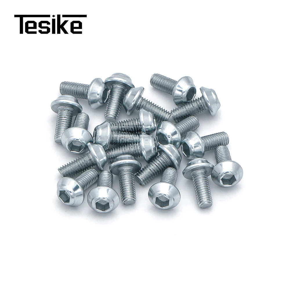 For Kawasaki Left Right Engine Housing Cover Screw Cap Head Bolt Stator Cap Steel Bolts 10pcs Motorcycle Accessories M5
