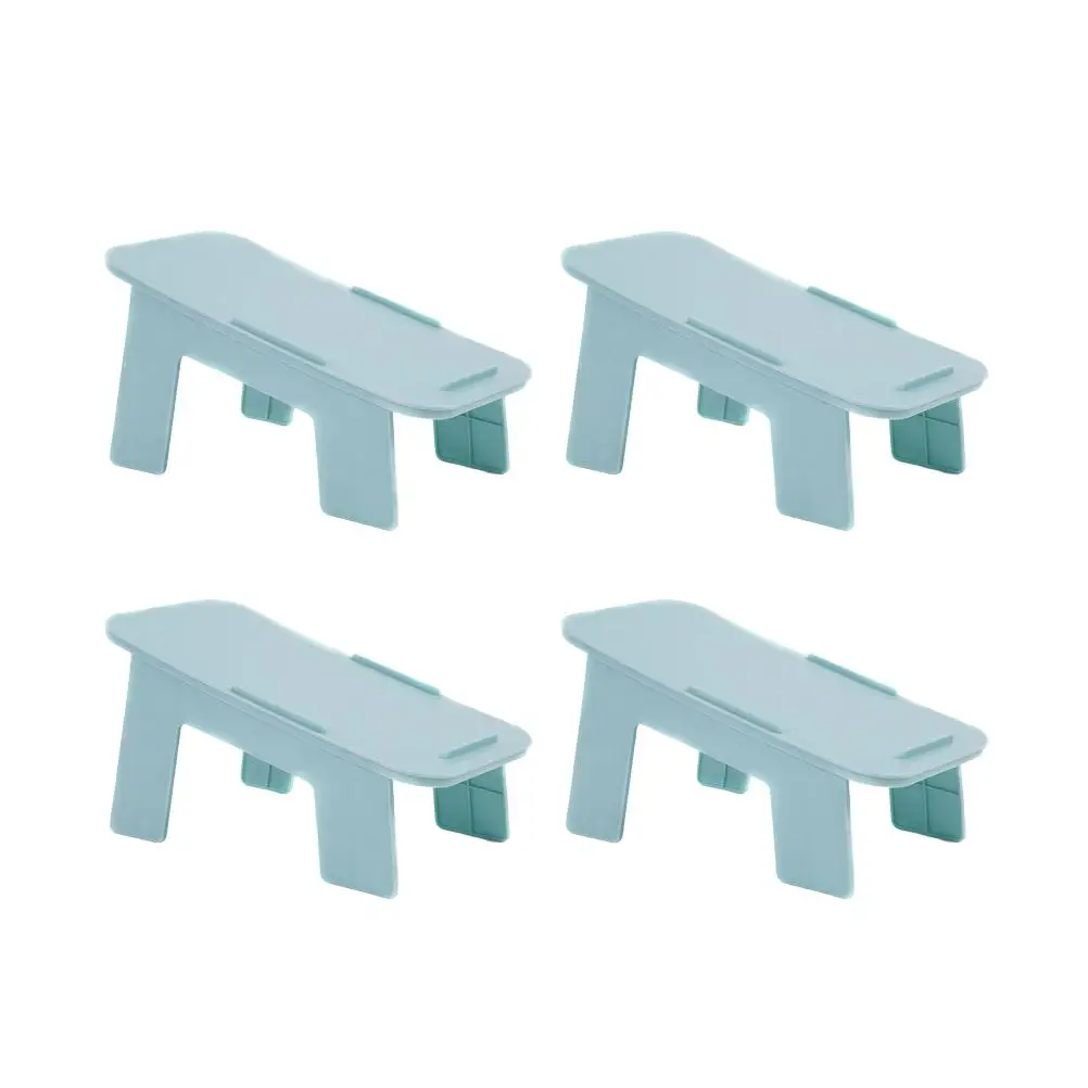 

4Pcs Shoes Rack Double Layers Storage Organizer for Canvas Sandals Kid Shoes Home Entryway Closet Shoe Stand