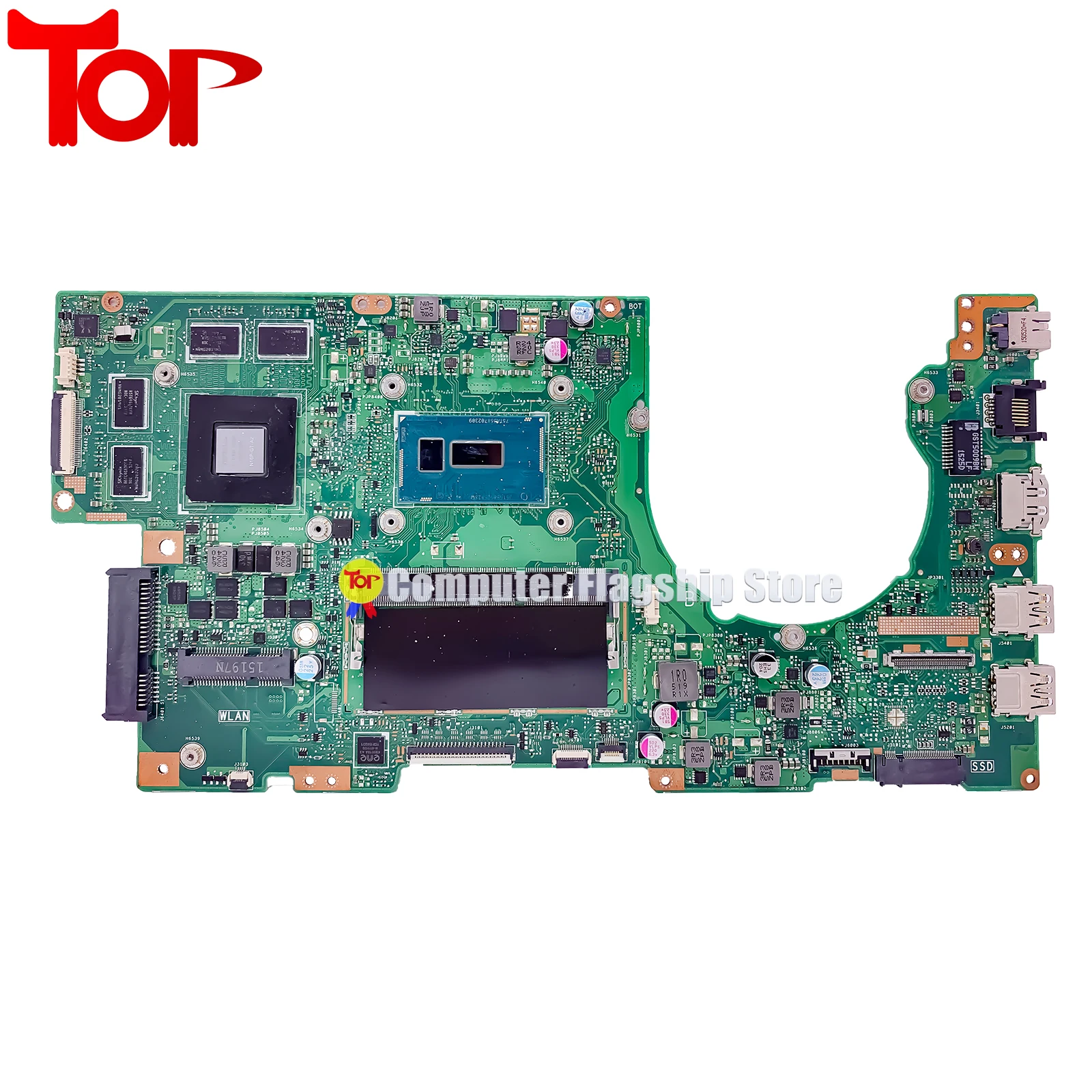 K501L Laptop Motherboard For ASUS K501LX K501LB A501L V505L 4G-RAM I3 I5-5200U I7-5500U GT940 GTX950 Mainboard 100% Work