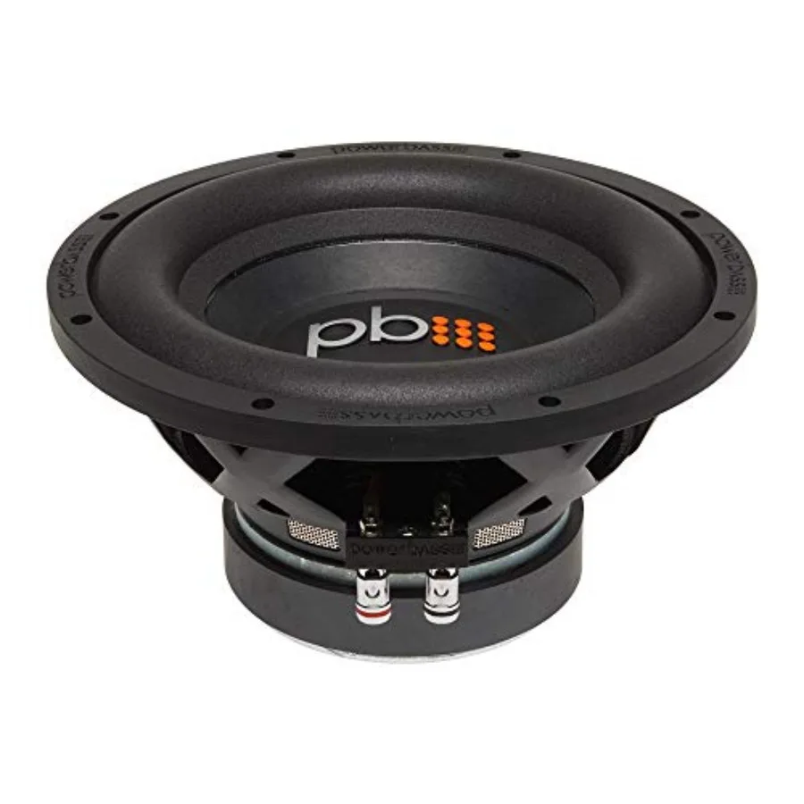 

S-1004D 550W Max 10 Dual 4 Subwoofer for car audio, polypropylene cone, black, high power handling and deep bass response