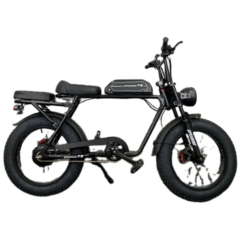 

Off-Road Electric Fat Tire 73 Bicycle Mountain Bike 1000w 2000w 1500w 72v 48v Scooter