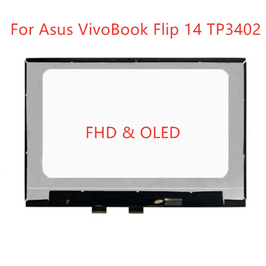 

14 inch For Asus VivoBook Flip 14 TP3402 LCD Display Touch Screen Digitizer Assembly For ASUS TP3402Z TP3402ZA Replacement Part