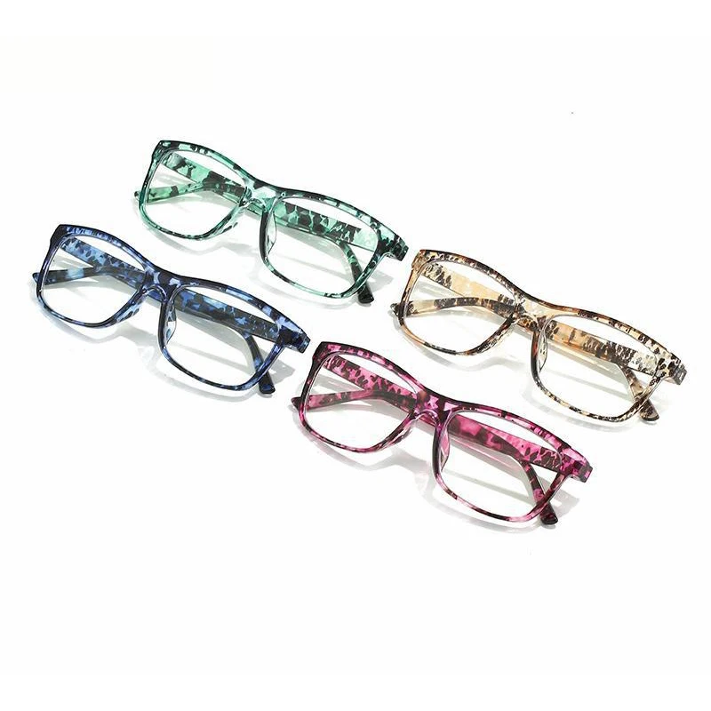2828, neue modische, ultraleichte Lesebrille mit großem Rahmen für Herren und Damen