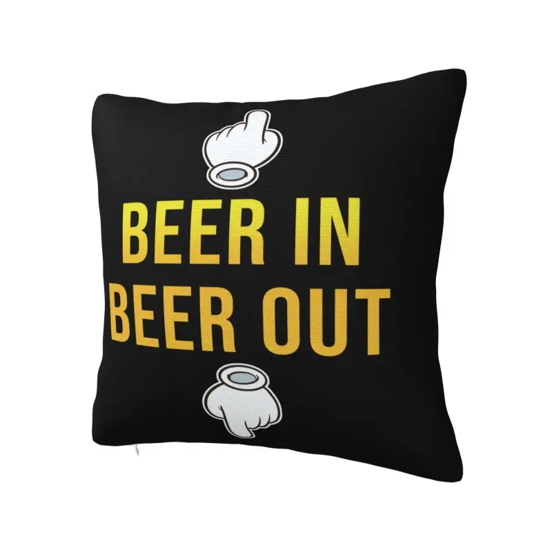 Luxury Beer In Beer Ou Cushion Cover 40*40 cm Soft Throw Pillow Case for Living Room Bedding Sofa Pillowslip