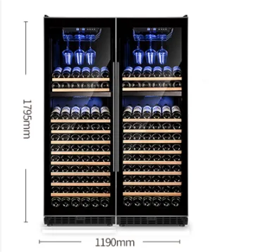 Top-rated Wine Cooler Cabinet Refrigerated Bar Cabinets Fridge Single Zone Luxury Wine Cellar