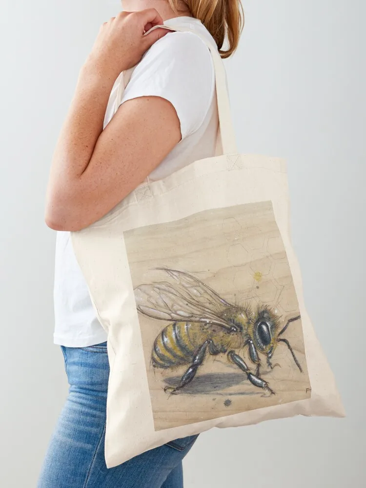 Bee #3 Tote Bag large tote bag reusable grocery bags personalized tote bag