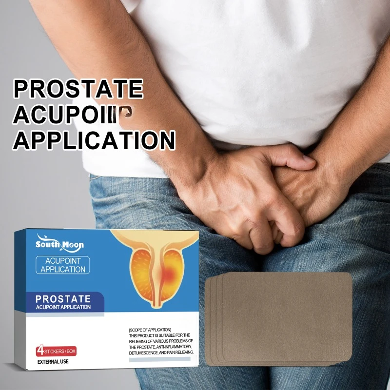 

4Pcs Prostatitis Prostate Treatment Patch Man Prostatic Navel Plaster Strengthen Kidney Herbs Medical Patch Relief Urethritis