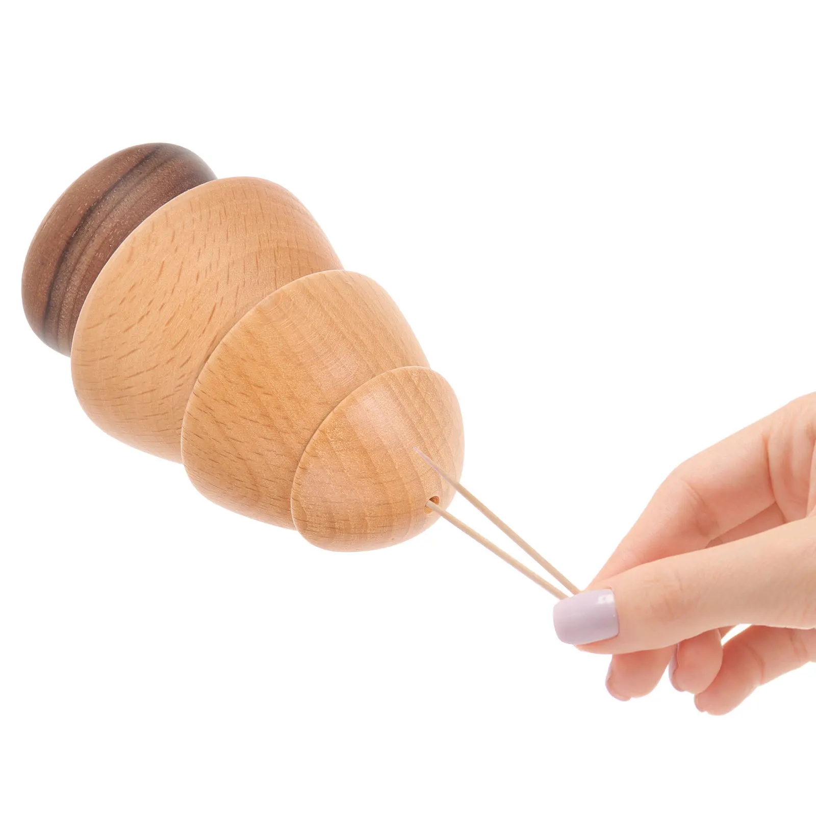 Soporte para palillos de dientes de madera, botella decorativa hermosa y elegante, diseño exquisito, adecuado para el hogar, Bar, restaurante, cafetería