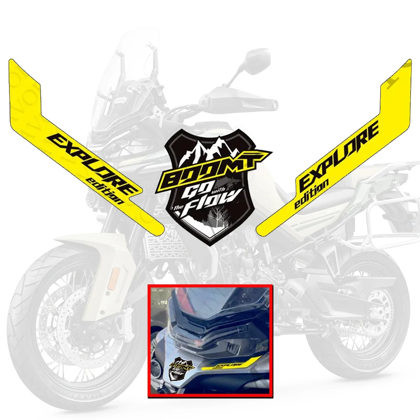 

Motorcycle Windscreen Accessories Windshield Wind Shield Deflector Stickers FOR YAMAHA FOR MT09 SP 2021 2022