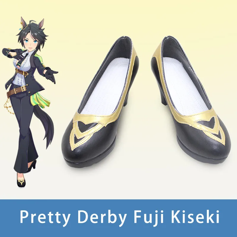 

Game Pretty Derby Fuji Kiseki Cosplay Shoes Boots For Hallowmas Party Adult Women Men