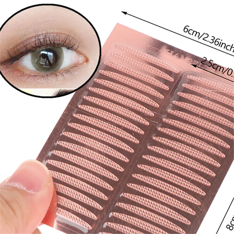 36Pcs Invisible Double Fold Eyelid Tape Sticker Lace Nature Clear Stripe Self-adhesive Natural Eye Makeup Tools