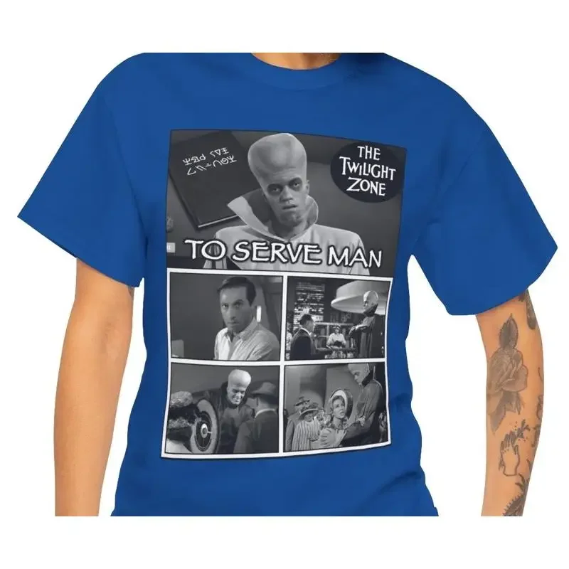 The Twilight Zone To Serve Man 1964 T Shirt Science Fiction TV Rod Serling
