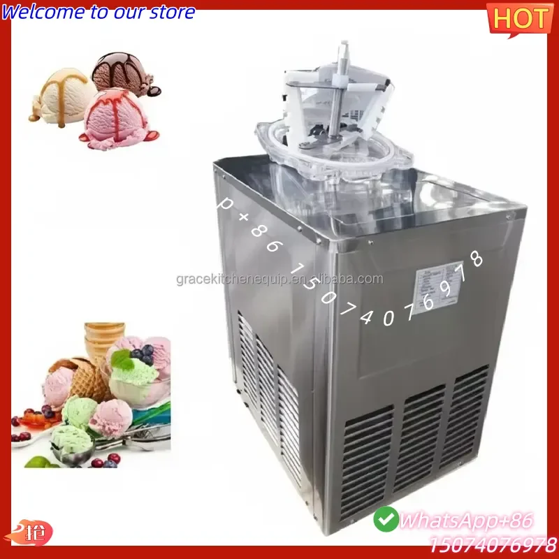 2026 Commercial Ice Sorbet Gelato Making Machine Batch Freezer High Quality Milk Water Milkshake Machine Energy Saving High