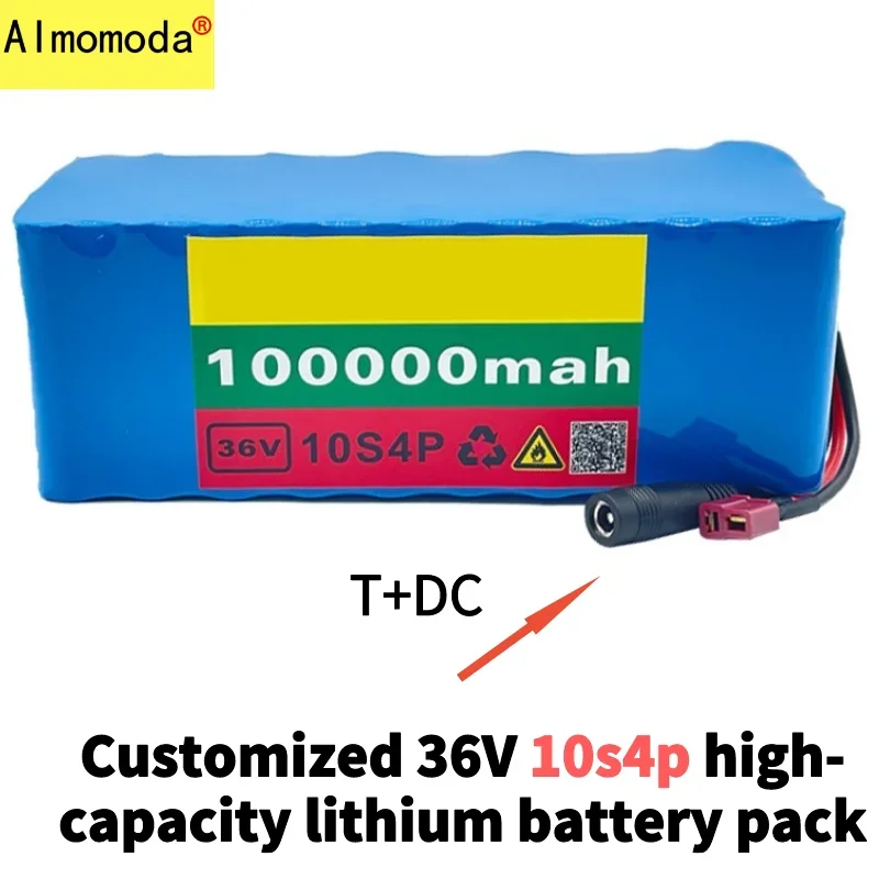 

10S4P 36V electric vehicle lithium battery pack 100000mAh scooter driving folding electric vehicle High power and high current