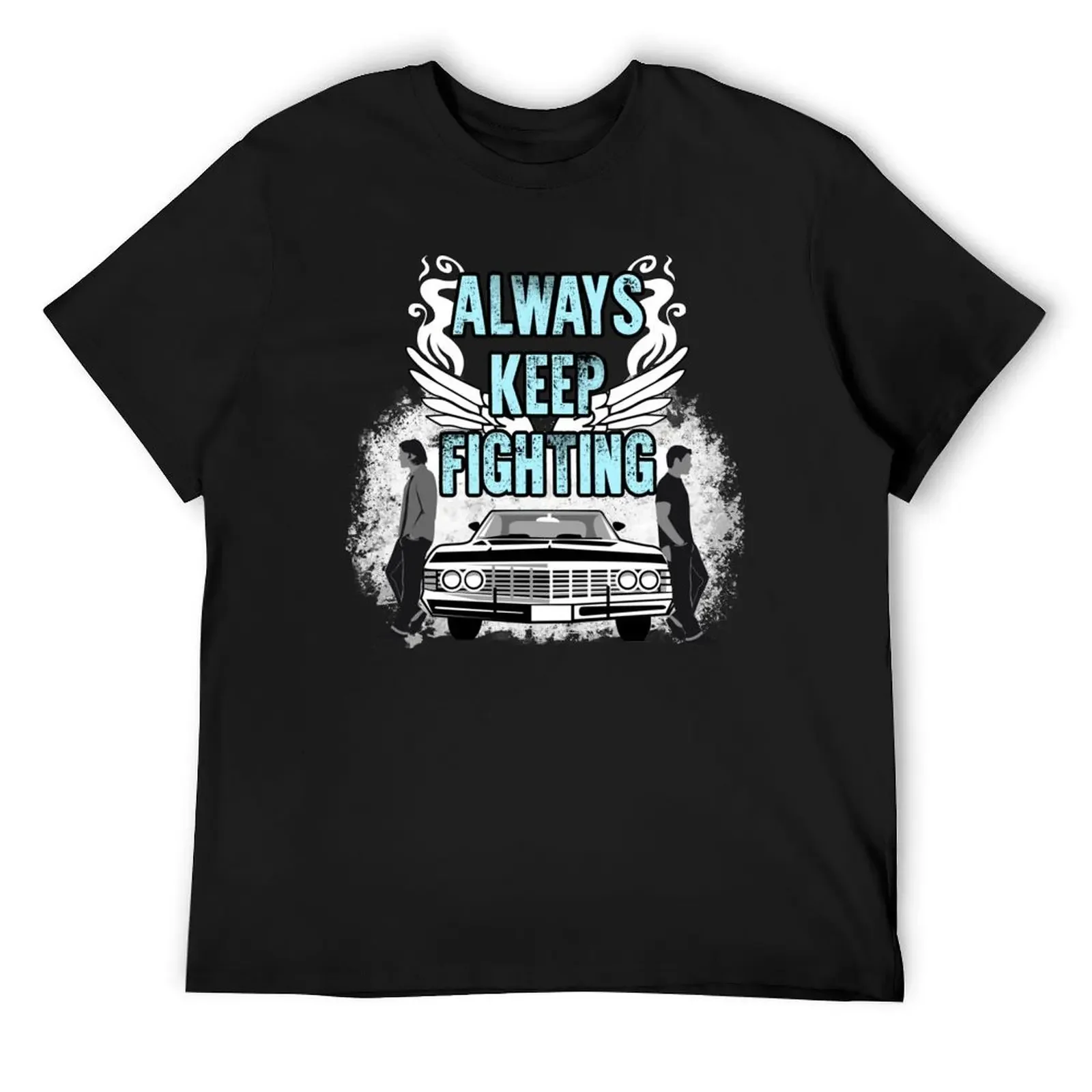 Keep Fighting (3) T-Shirt anime tshirt oversized graphic tee designer shirts customs Men's cotton t-shirt