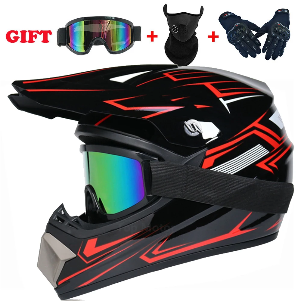 Motorcycle Helmet Men Women Moto Helmet Scooter Helmet Winter Full-cover Personality Motorcycle Four Seasons Universal Gifts