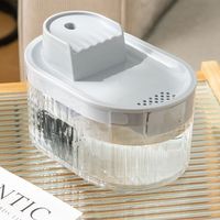 1.5L Cat Automatic Water Dispenser Transparent Intelligent Pet Water Fountain Circulation USB Pet Drinking Bowl Dog