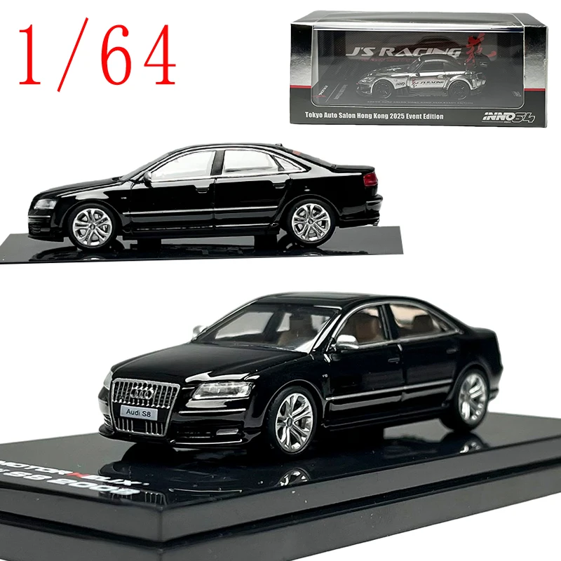 

MH Diecast Car 1/64 Scale Audi S8 2008 Car Model Alloy Audi S8 Play Vehicles Model Static Collection Ornament