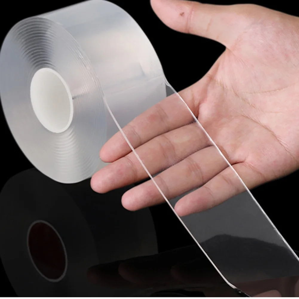 20mm Double Sided Tape 1/2/3/5/10m High Viscosity Waterproof Clear Adhesive-Tape For Bathroom Kitchen Sink Tap Gel Sticker