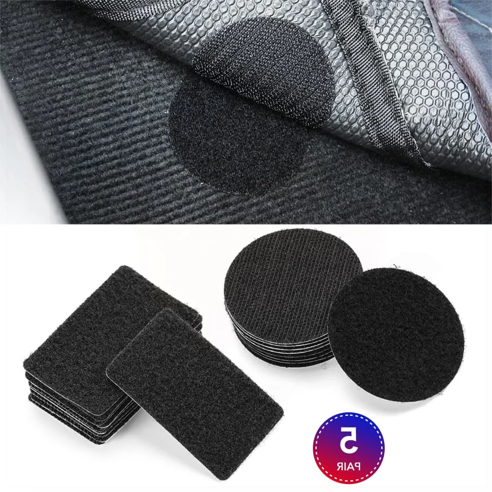 

5Pairs/lot Car Fastener Tape nylon sticker for Jaguar E-pace Epace XJ XJL 2016-20 Decorate