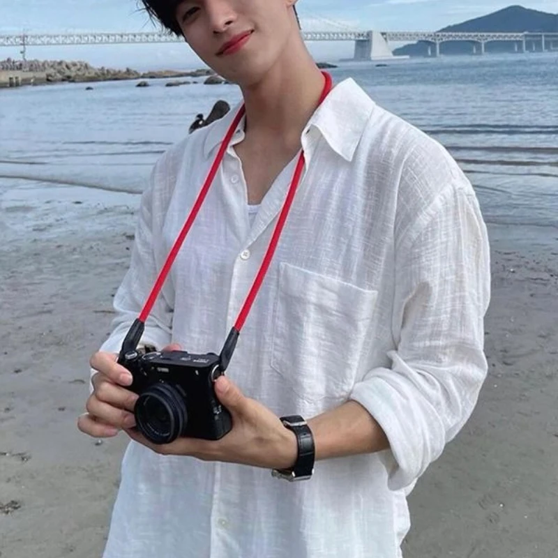Men's Shirt Premium Thin White Loose Breathable Shirt Loose Long Sleeve Sun Protection Tees Lightweight Vacation Pockets Shirts