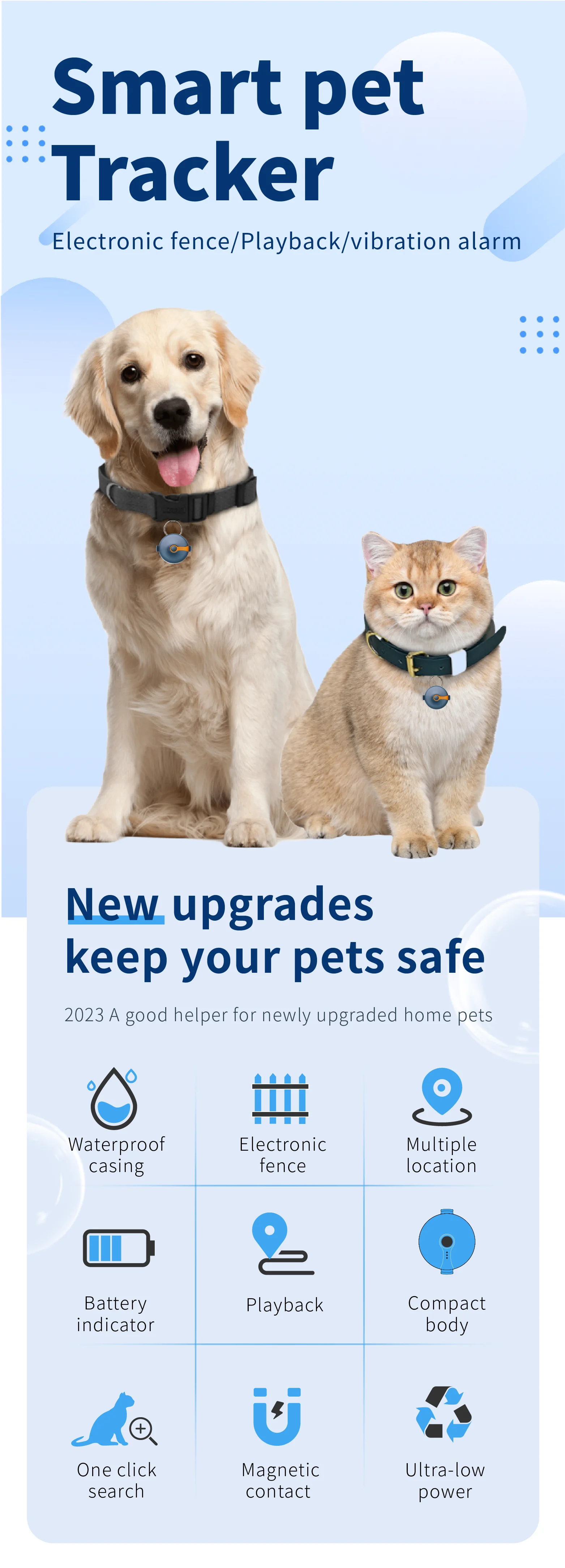 Mini C5 Handheld GPS Pet Tracker met 4G-netwerk en LBS-positionering IOS/Android-apps 1 jaar garantie WiFi en Beidou-modus