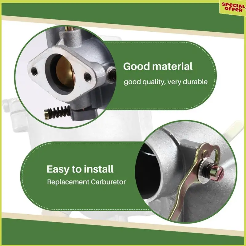 Kit de carburador de substituição a34r com junta forbriggs & stratton 390323 7hp 8hp 9hp acessórios de motor horizontal ferramentas de jardim