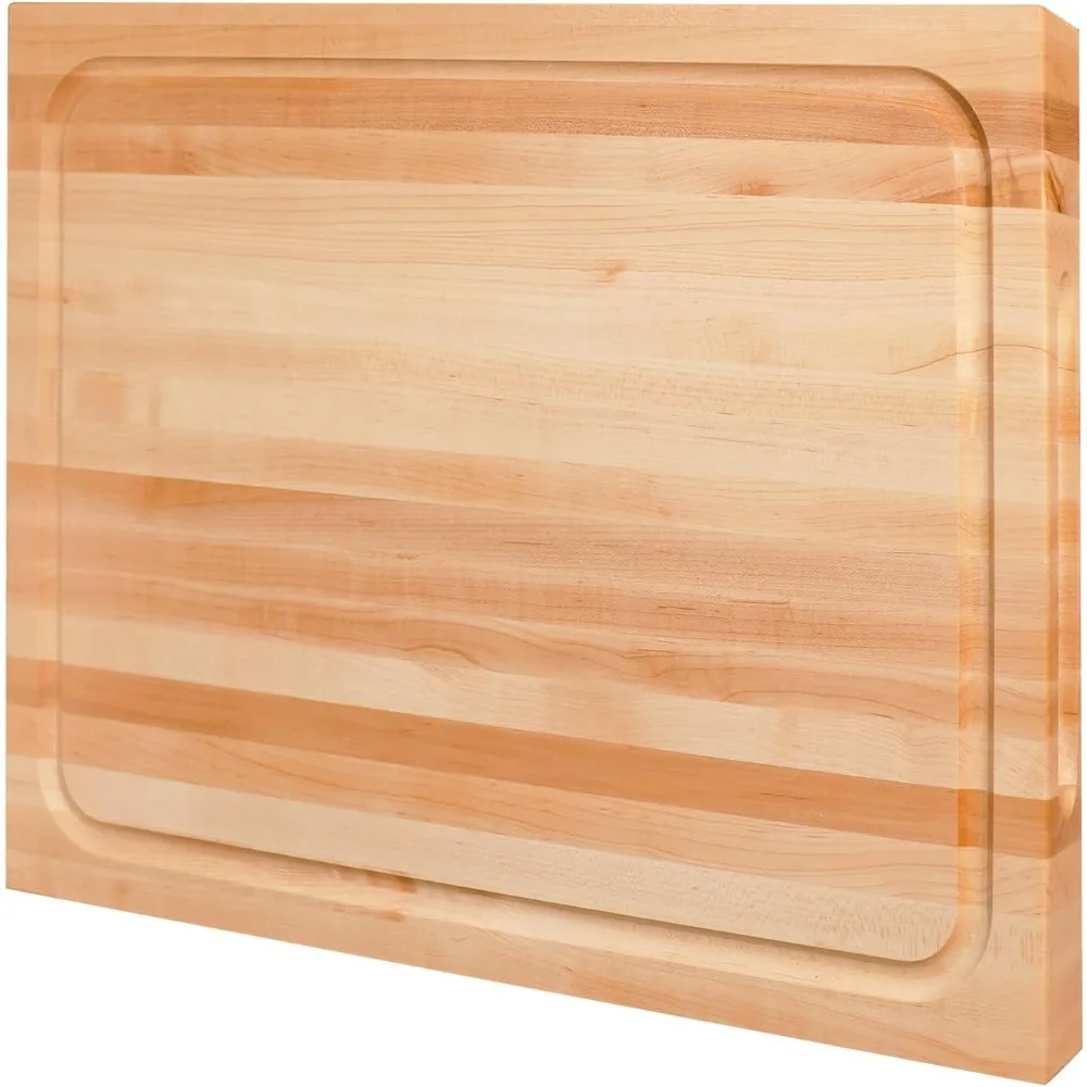 

CONSDAN Wood Cutting Board for Kitchen, USA Grown Hardwood, 20 x 15, Hard Maple with Invisible Inner Handle, Prefinished with Fo