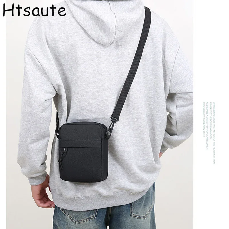 

Fashion Oxford Shoulder Bags Vintage Crossbody Bag Durable Mini Mobile Phone Bag Waist Pack Men Messenger Bags Mini Handbag