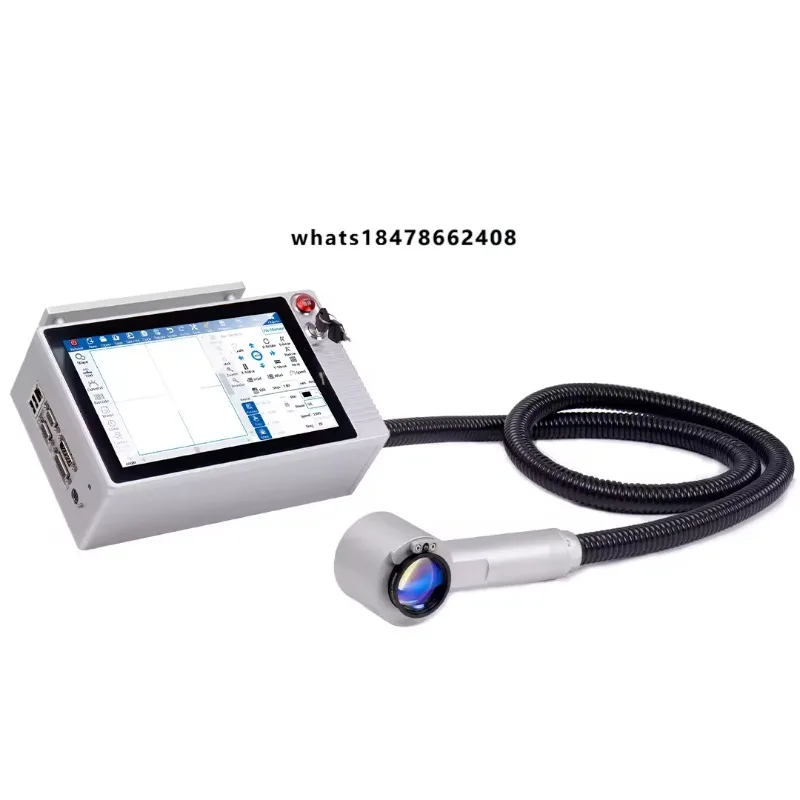 18W Air-cooled Data Matrix Fiber  Engraving Machine DOCOD Portable Marking Equipment for Foil Lids/Plastic Films